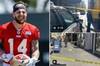 NFL球员当街被抢胸口中枪😔詹姆斯无奈：要两点一线了🙏🏾