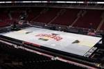 公牛队NBA杯地板亮相！这色调看起来相当赞！